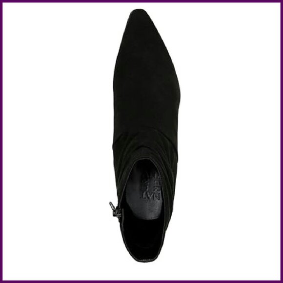 Slouchy Ankle Booties with Side Zip, 2 1/8 Inch Heel, Water-Repellent - Picture 6 of 8